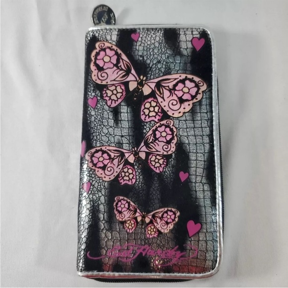 Don Ed Hardy Wallet NWT - Picture 3 of 11